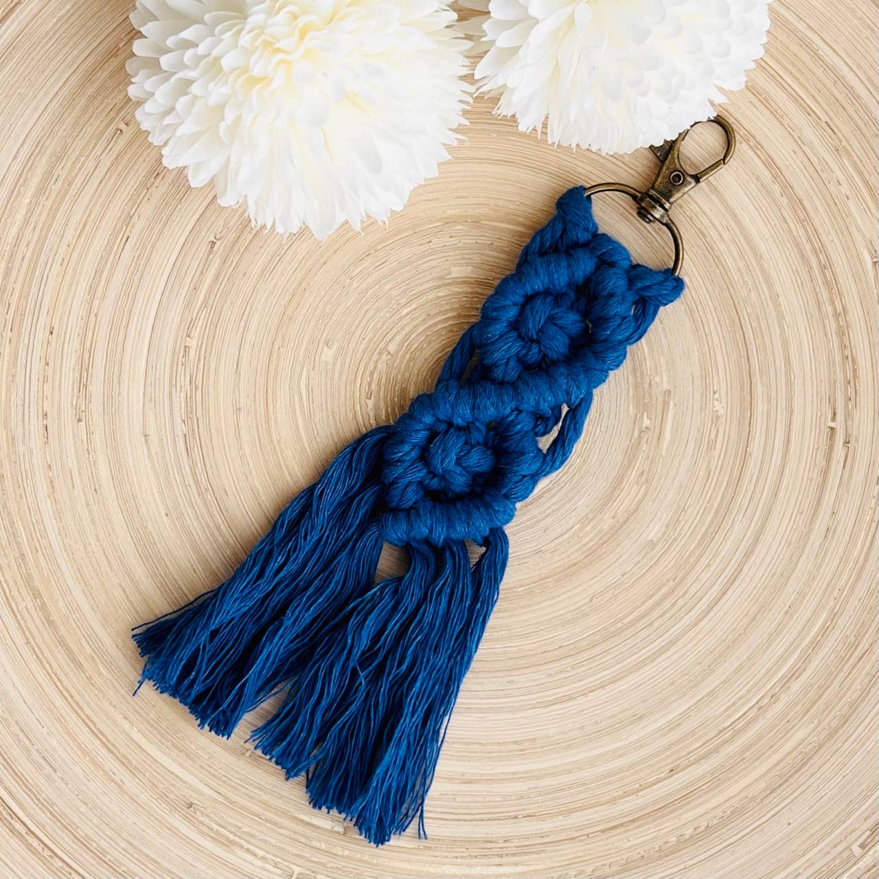 Boho Macrame Keychain