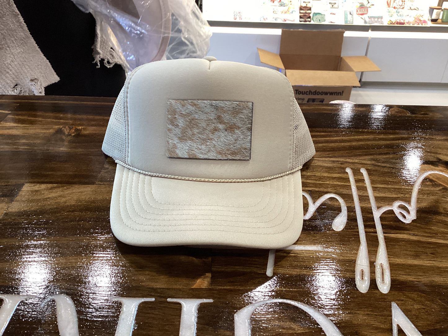 Cowhide Otto Trucker Hats