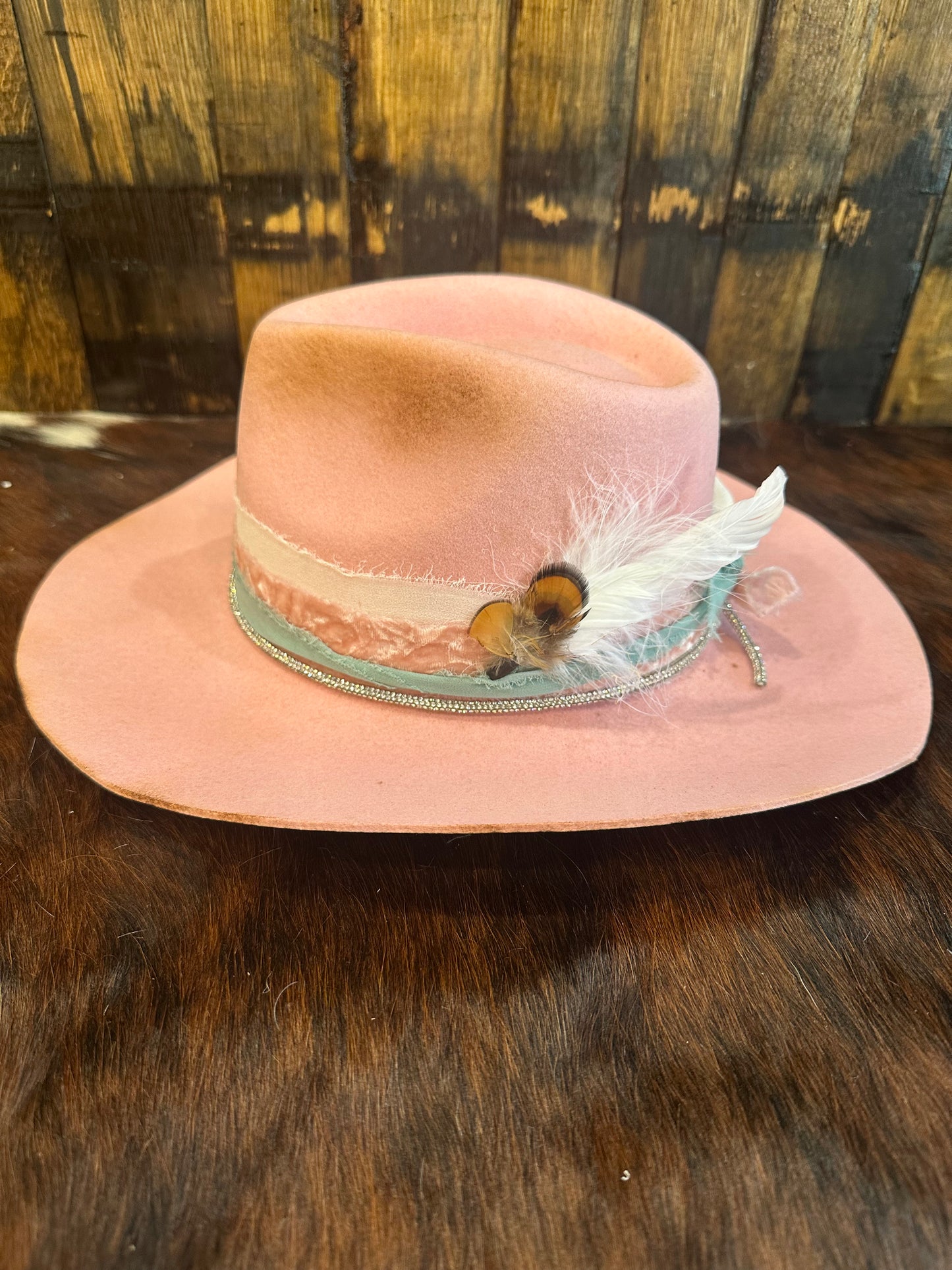 Pink Custom Cowgirl Hat