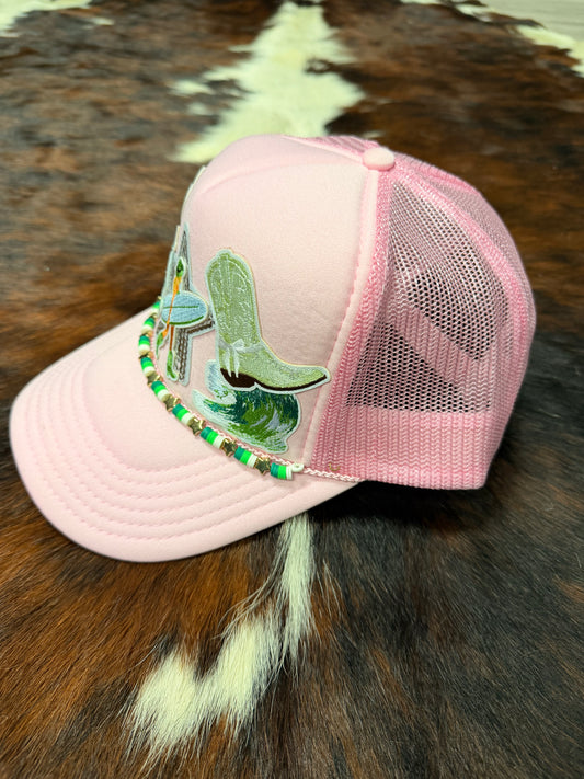 Coastal Cowgirl trucker hat
