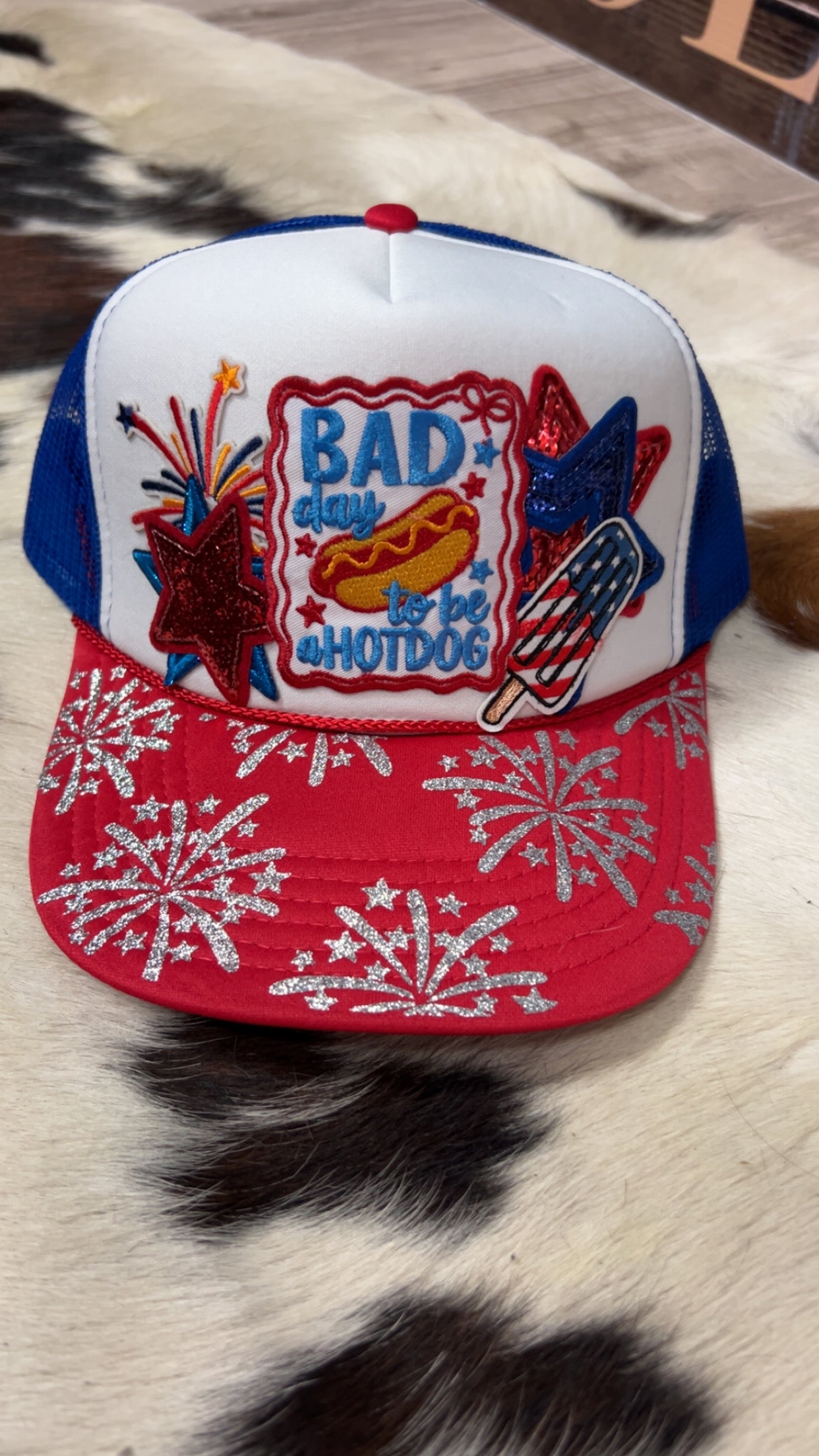 Bad Day to be a hot dog 🌭 trucker hat