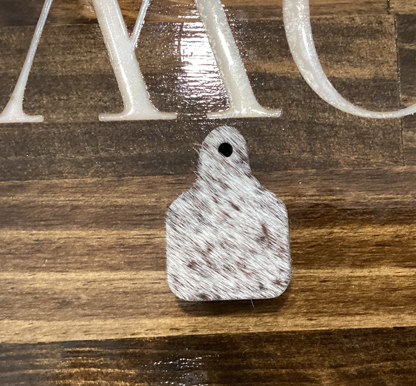 Cowhide Keychain