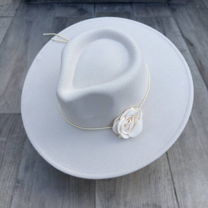 Vegan Felt Rancher Hat Feminine