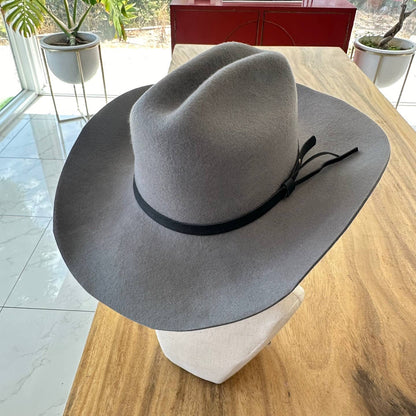 Australian Wool Cattleman Cowboy Hat With Leather Belt