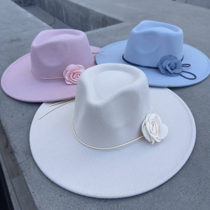 Vegan Felt Rancher Hat Feminine