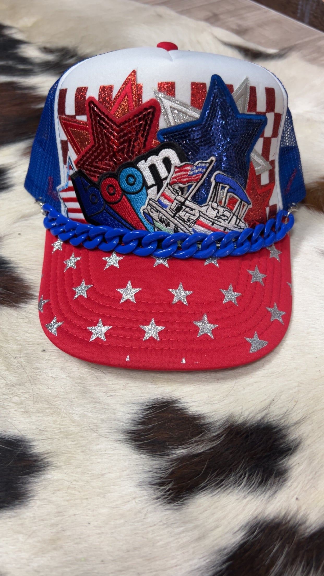 4th of July Trucker Hat “Boom”