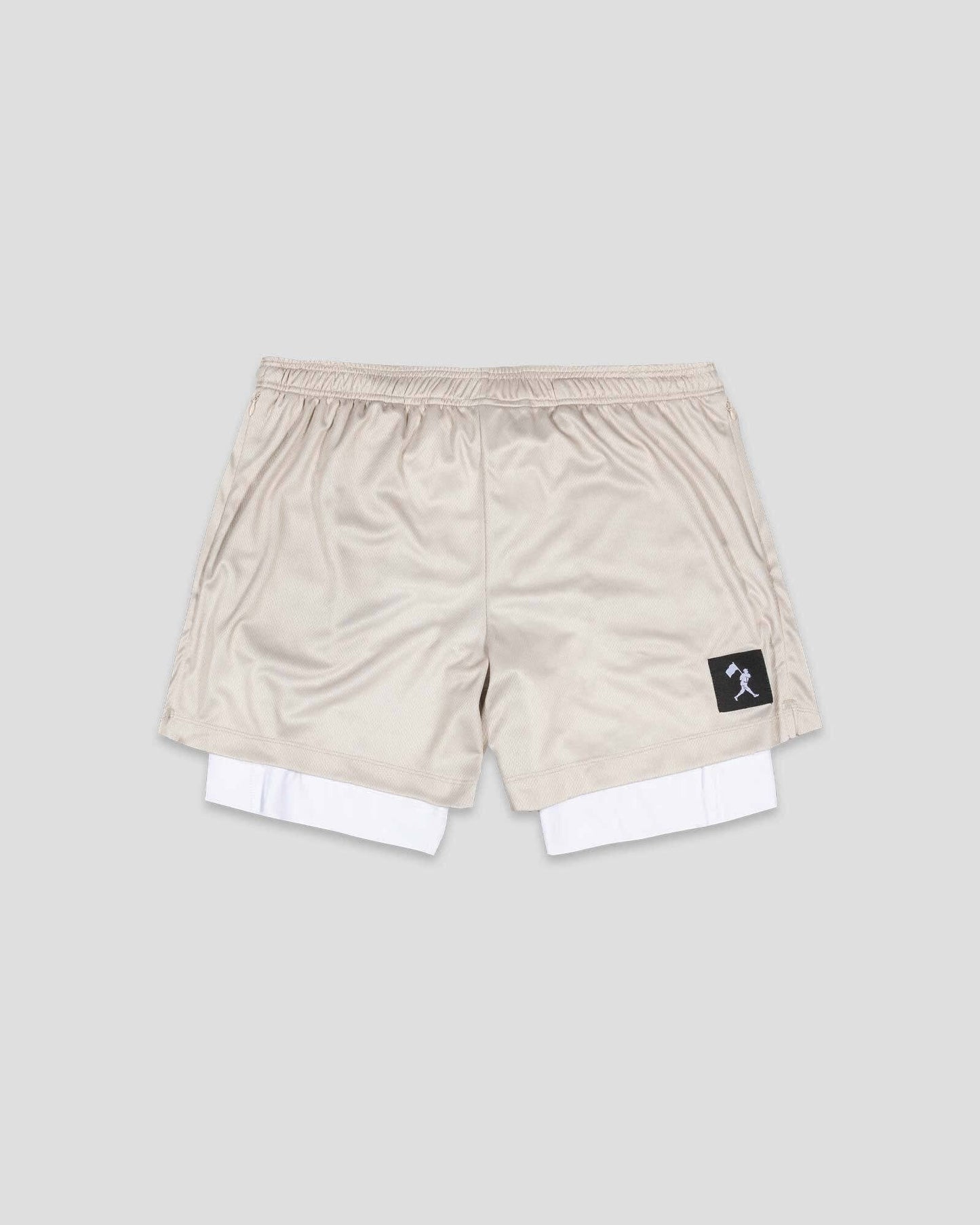 Diamond Air Liner Mesh Training Shorts (Cream) - Youth