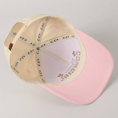 Caffeine Cowgirl One Cup At A Time Lettering Embroidery Cap