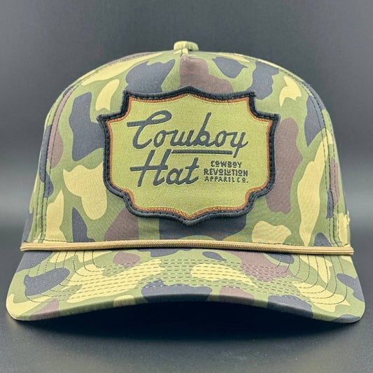 "Woodland" Camo Patch - Performance Hat