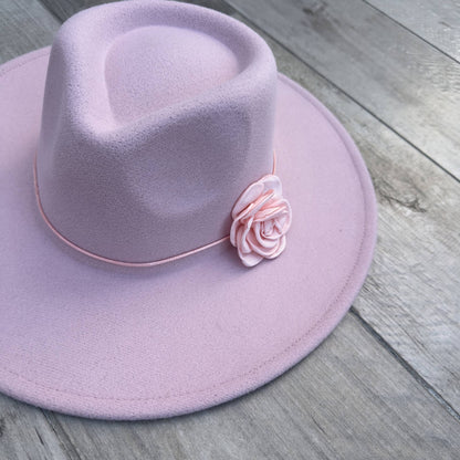 Vegan Felt Rancher Hat Feminine