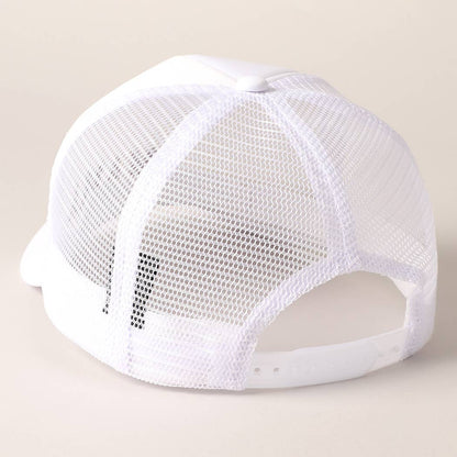 Mama Embroidered Foam Mesh Back Trucker Hat
