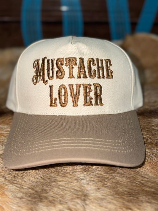 Mustache Lover-khaki