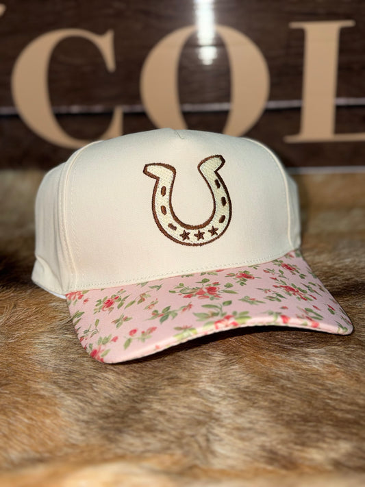 Horseshoe-Pink Floral