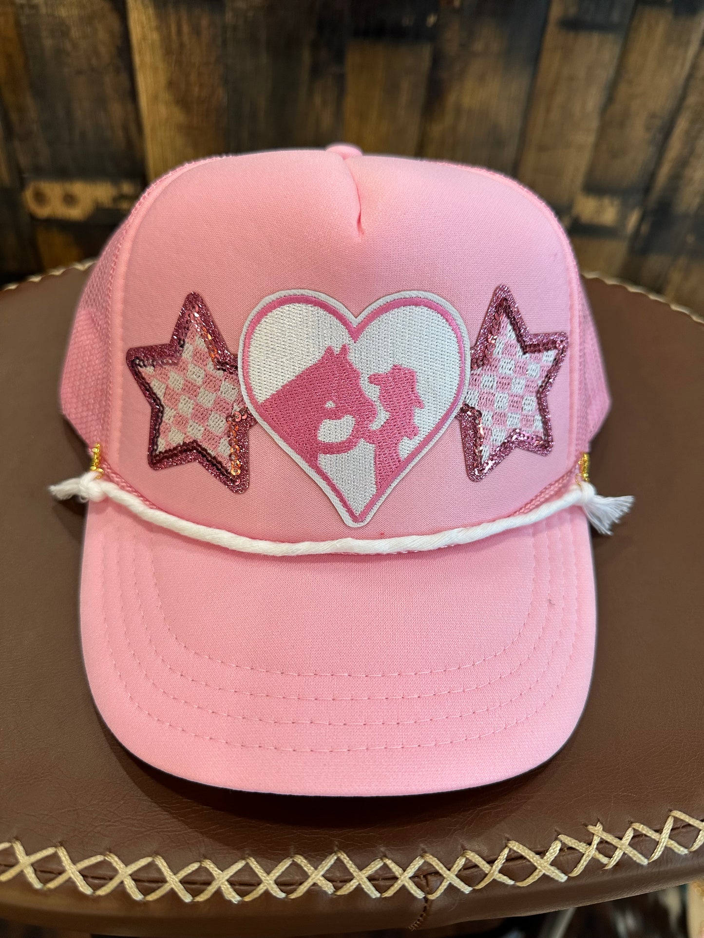 Pink Horse Youth Trucker