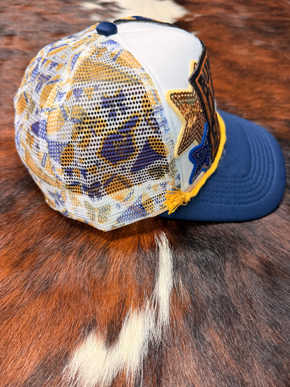 RUN THE DANG BALL football game day trucker Hat