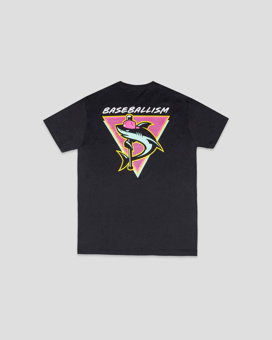Shark Attack T-Shirt (Black) - Youth