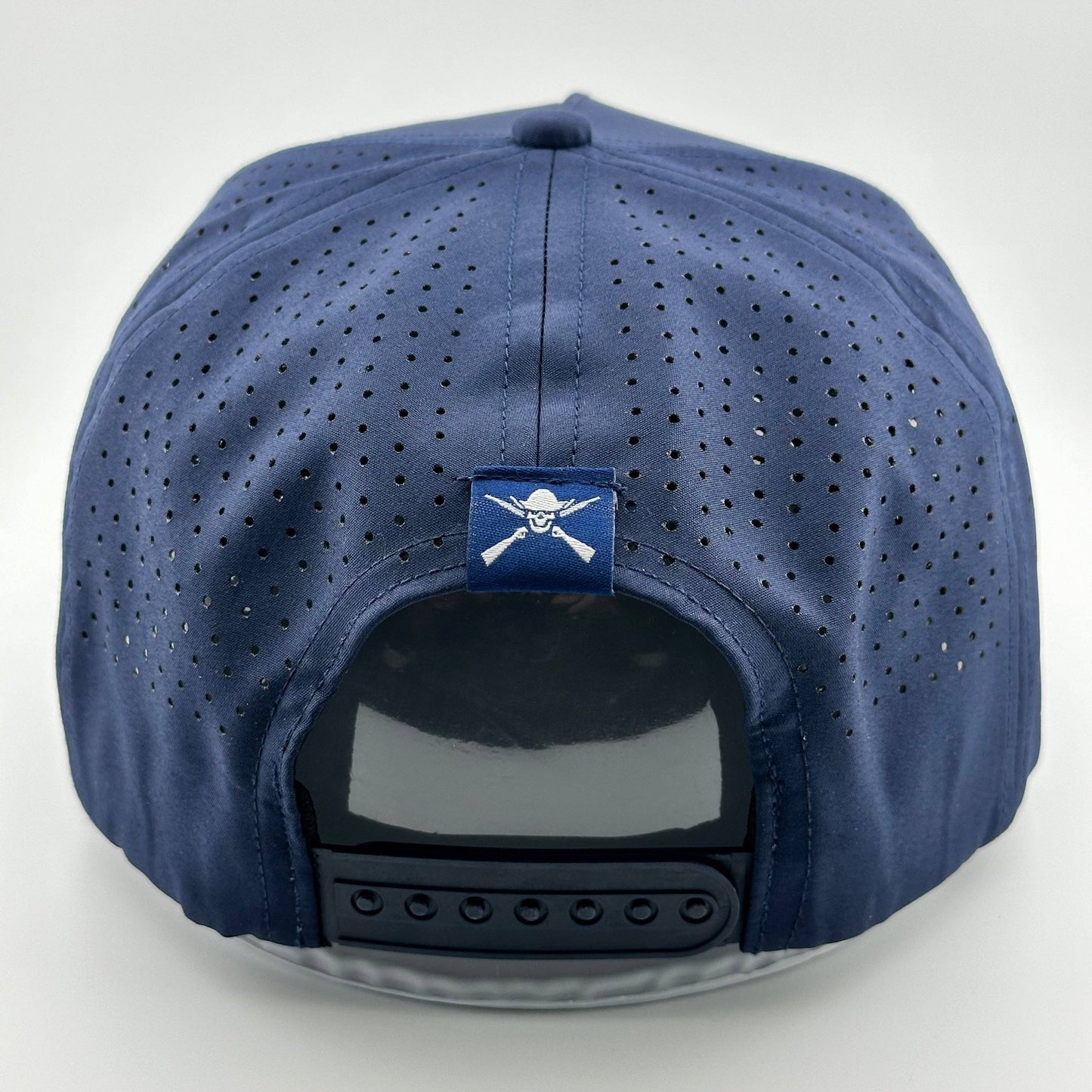 “Cowboy Hat” Navy Blue Performance Patch Hat