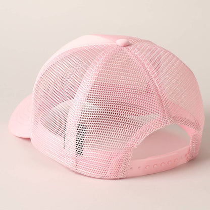 Mama Embroidered Foam Mesh Back Trucker Hat