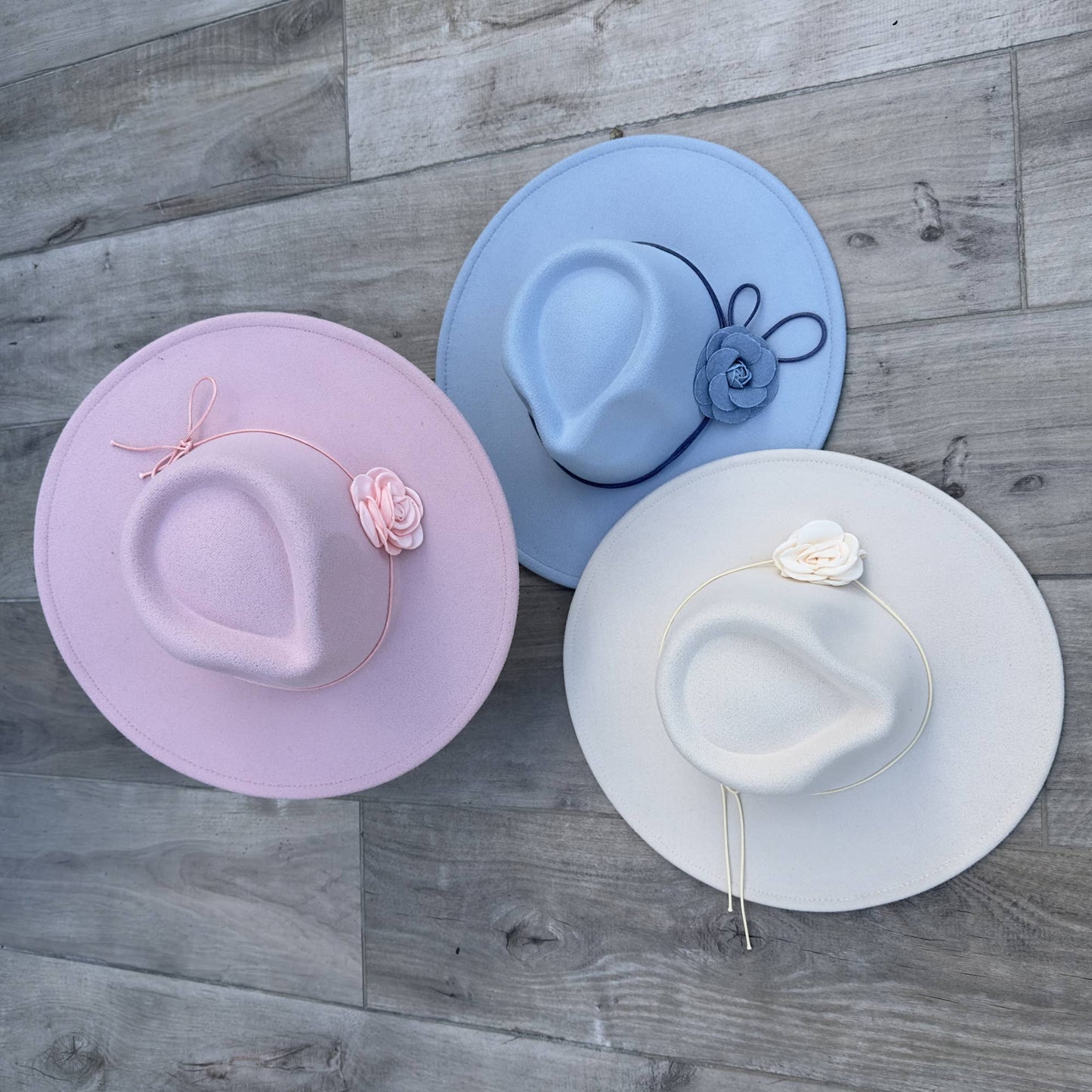 Vegan Felt Rancher Hat Feminine